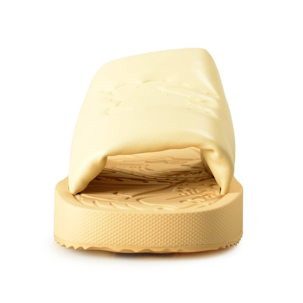Burberry Women's "Knight Slab" 100% Leather Flip Flop Sandals ShoesUS 9 EUR 39 - Picture 5 of 8
